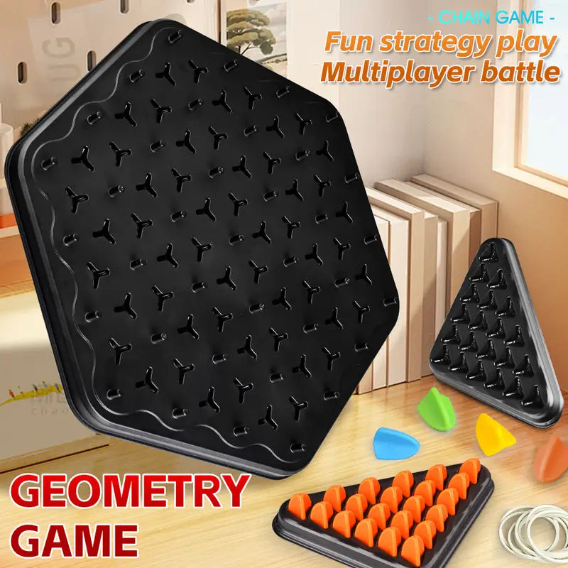 Large Triangle Chess and Board Game Set